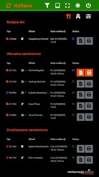 Play Restauracja.online aktiv panel as an online game Restauracja.online aktiv panel with UptoPlay
