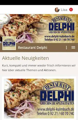 Play Restaurant DELPHI Kulmbach  and enjoy Restaurant DELPHI Kulmbach with UptoPlay