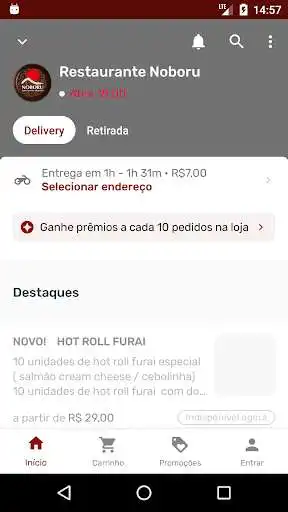 Play APK Restaurante Noboru  and enjoy Restaurante Noboru with UptoPlay com.delivery.restauranteNoboru