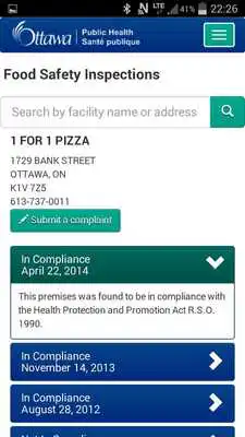 Play Restaurant Inspection - Ottawa