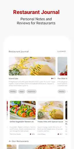 Play Restaurant Journal: Personal Notes and Reviews  and enjoy Restaurant Journal: Personal Notes and Reviews with UptoPlay