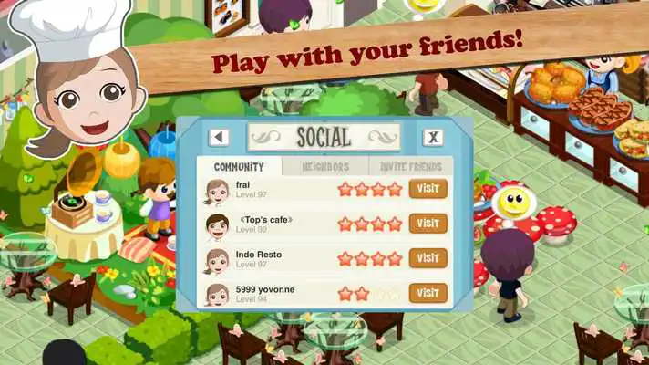 Play Restaurant Story: Founders