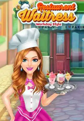Play Restaurant Waitress Workday Style : Dressup Salon