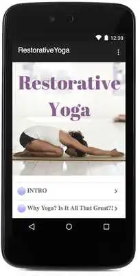 Play RESTORATIVE YOGA Play RESTORATIVE YOGA