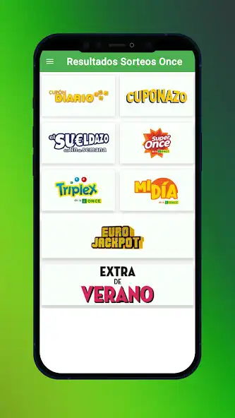 Play Resultados de Sorteos ONCE as an online game online Resultados de Sorteos ONCE with UptoPlay com.EdiresaApps.ResultadosSorteosOnce Play Resultados de Sorteos ONCE as an online game Resultados de Sorteos ONCE with UptoPlay