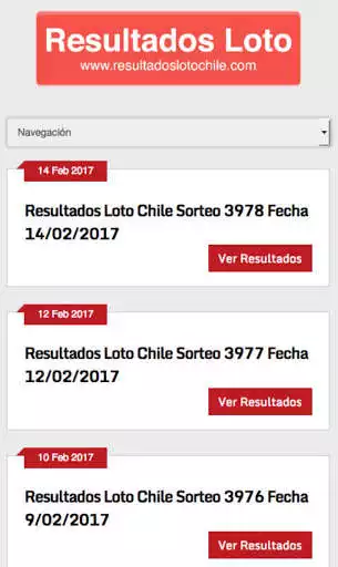 Play Resultados Loto Chile as an online game Resultados Loto Chile with UptoPlay