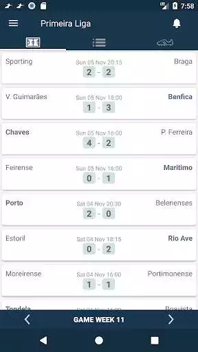 Play Resultados para Primeira Liga - Portugal