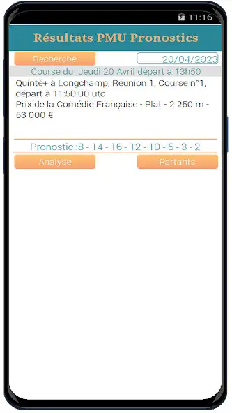 Play Resultats PMU Pronostics as an online game Resultats PMU Pronostics with UptoPlay