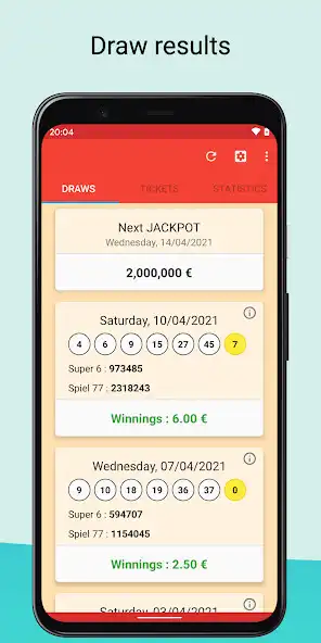 Play Results for Lotto 6 aus 49  and enjoy Results for Lotto 6 aus 49 with UptoPlay
