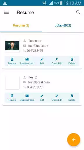 Play Resume ( CV Editor )