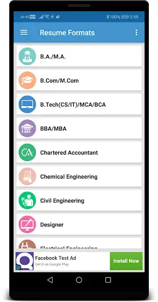 Play Resume Formats Download as an online game Resume Formats Download with UptoPlay