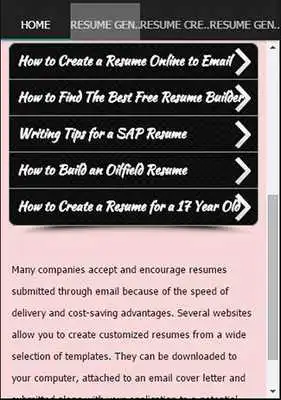 Play Resume Generator Genius