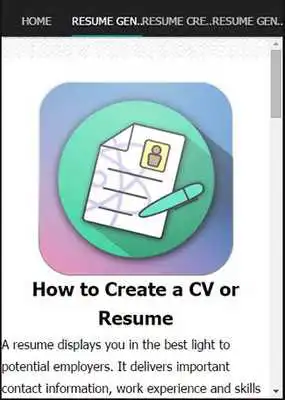 Play Resume Generator Genius