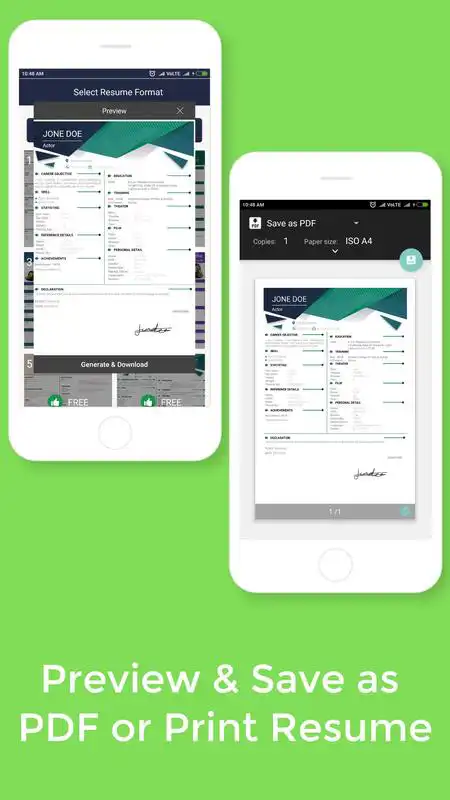 Play Resume Maker  Builder Free, CV Maker  Templates