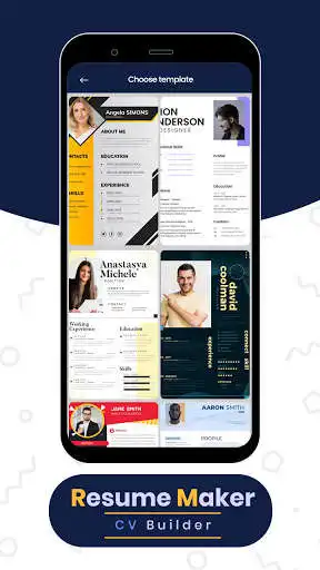 Play Resume Maker CV Builder as an online game Resume Maker CV Builder with UptoPlay