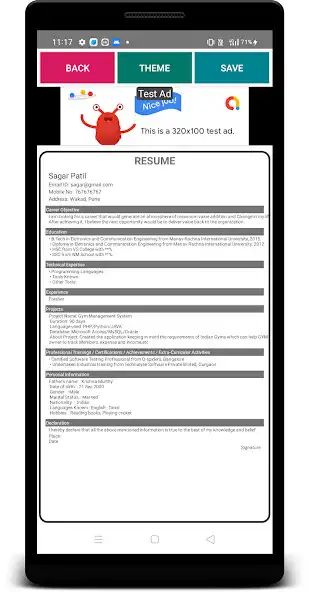 Play Resume Maker For Freshers as an online game Resume Maker For Freshers with UptoPlay