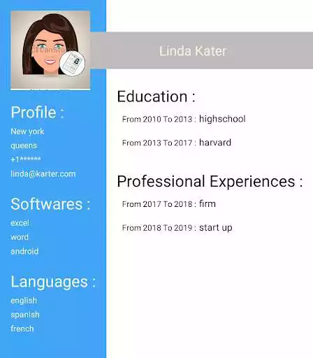 Play Resume Maker as an online game Resume Maker with UptoPlay