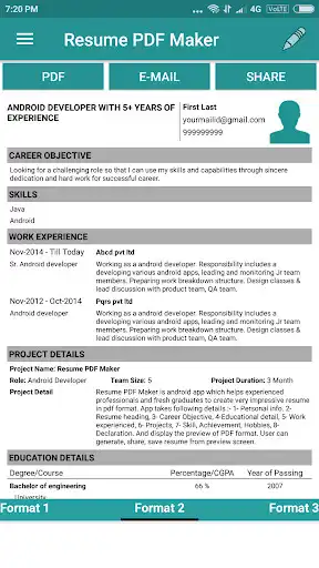 Play Resume PDF Maker CV Builder as an online game Resume PDF Maker CV Builder with UptoPlay
