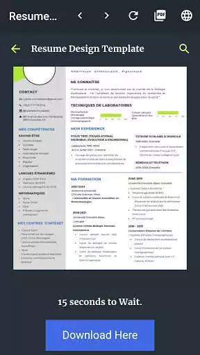 Play Resume Template - Word Document as an online game Resume Template - Word Document with UptoPlay