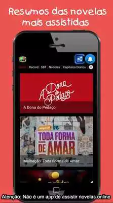 Play Resumos das novelas