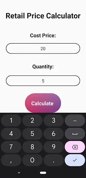 Play Retail Price Calculator as an online game Retail Price Calculator with UptoPlay