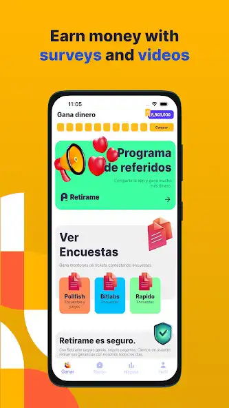 Play Retirame - earn. money. as an online game Retirame - earn. money. with UptoPlay