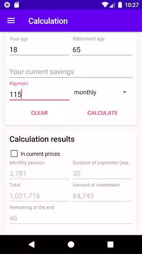 Play Retirement Calculator  and enjoy Retirement Calculator with UptoPlay