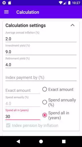 Play Retirement Calculator as an online game Retirement Calculator with UptoPlay