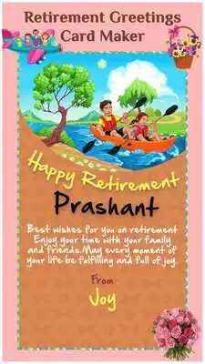 Play Retirement Greeting Cards Maker
