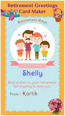 Play Retirement Greeting Cards Maker