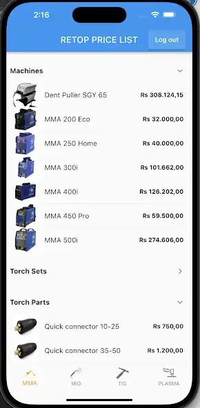 Play Retop Price List All as an online game Retop Price List All with UptoPlay