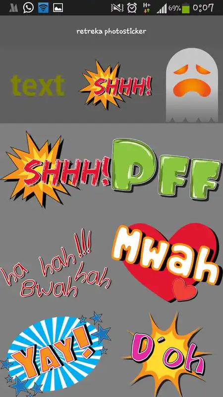 Play Ret Rika Photosticker