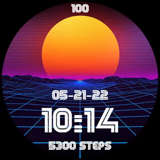 Play Retro 80s Synthwave Cool Neon as an online game Retro 80s Synthwave Cool Neon with UptoPlay