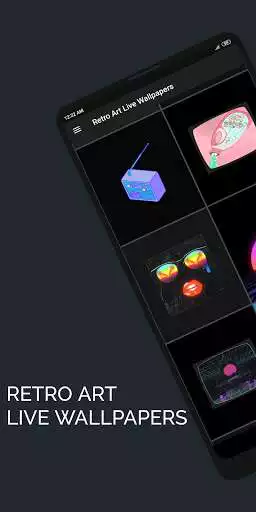 Play Retro Art Live Wallpaper  and enjoy Retro Art Live Wallpaper with UptoPlay