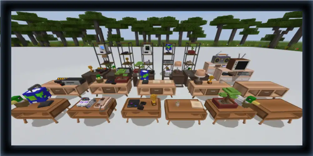 Play Retro Furniture Mod for MCPE  and enjoy Retro Furniture Mod for MCPE with UptoPlay