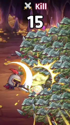 Play Retro Hero Mr Kim : Idle RPG as an online game Retro Hero Mr Kim : Idle RPG with UptoPlay