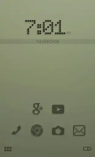 Play Retro LCD Smart Launcher Theme  and enjoy Retro LCD Smart Launcher Theme with UptoPlay