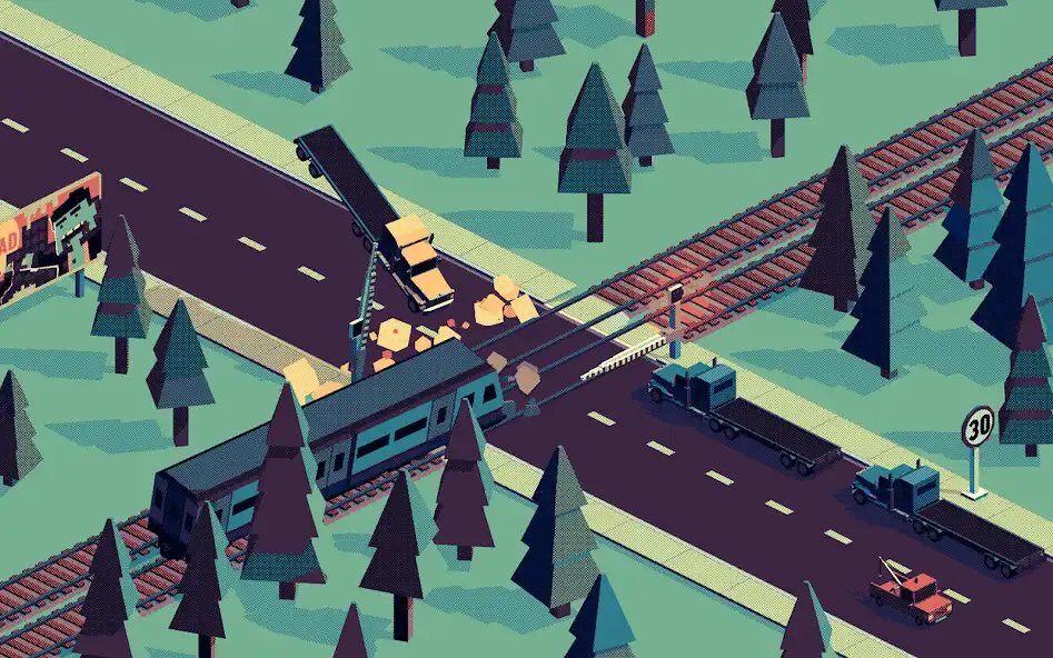 Play Retro railroad crossing - Ultimate train sim  and enjoy Retro railroad crossing - Ultimate train sim with UptoPlay