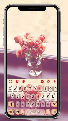 Play Retro Rose Vase Keyboard Background  and enjoy Retro Rose Vase Keyboard Background with UptoPlay