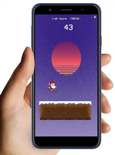 Play Retro Santa Runner  and enjoy Retro Santa Runner with UptoPlay