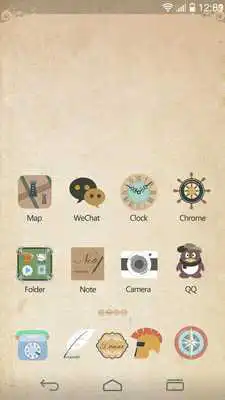Play Retro Style GO Launcher Theme