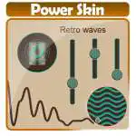Free play online Retro waves Poweramp Skin  APK