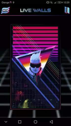 Play Retrowave Wallpapers - Live Wallpapers,GIF & Radio  and enjoy Retrowave Wallpapers - Live Wallpapers,GIF & Radio with UptoPlay