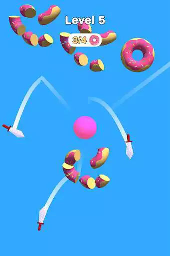 Play Reverse Knife Hit as an online game Reverse Knife Hit with UptoPlay