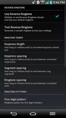 Play Reverse Ringtone