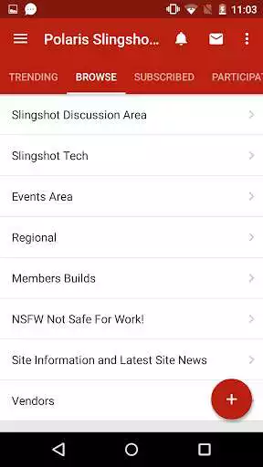 Play APK Reverse Trike - Slingshot Info  and enjoy Reverse Trike - Slingshot Info with UptoPlay com.tapatalk.slingshotinfocom
