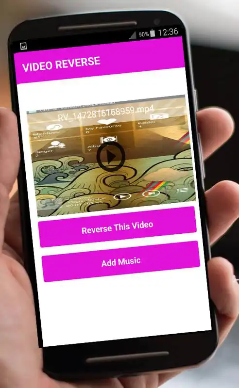 Play Reverse Video - Magic Video