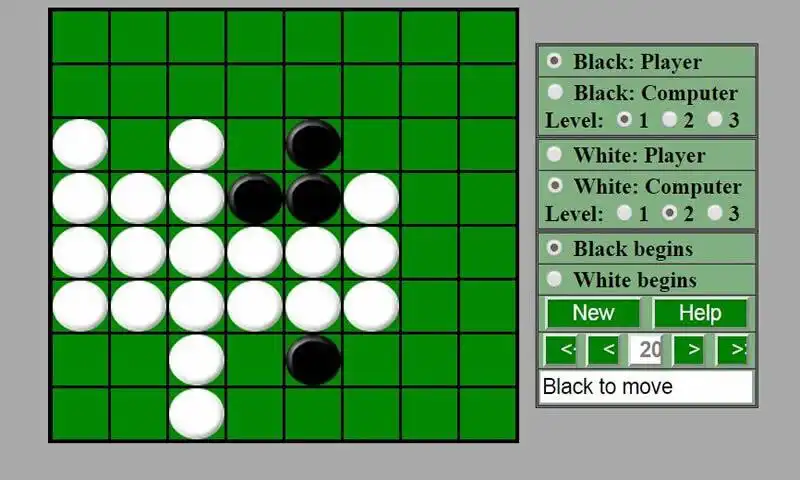 Play Reversi classic as an online game Reversi classic with UptoPlay
