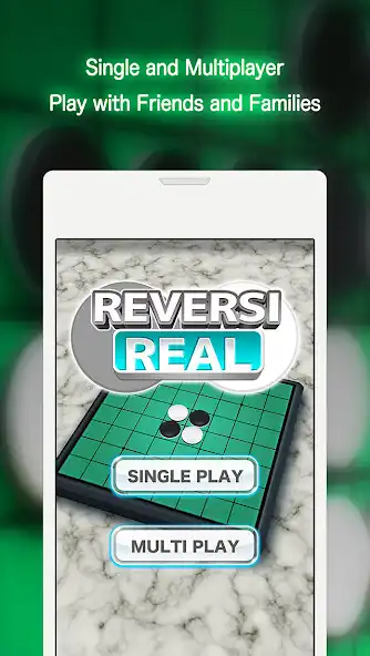 Play Reversi REAL - Free Board Game as an online game Reversi REAL - Free Board Game with UptoPlay