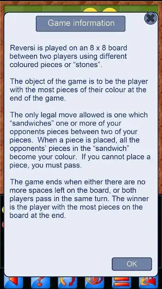 Play Reversi V+, othello board game as an online game Reversi V+, othello board game with UptoPlay
